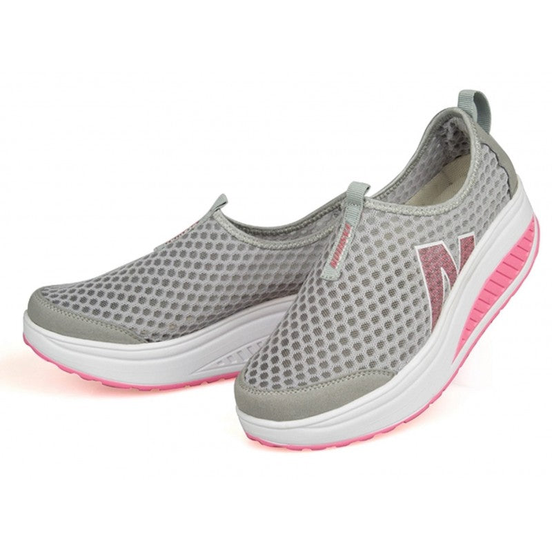 Fashion-Forward Breathable Sneakers with Arch Support S-19