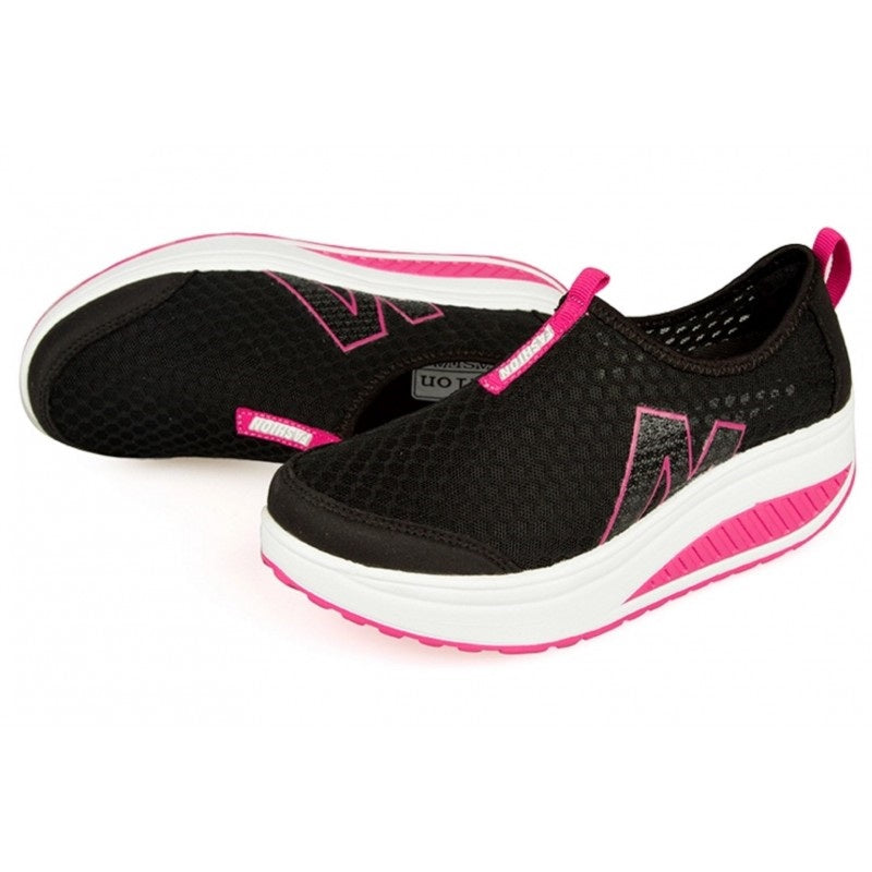 Fashion-Forward Breathable Sneakers with Arch Support S-19