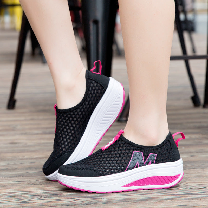 Fashion-Forward Breathable Sneakers with Arch Support S-19