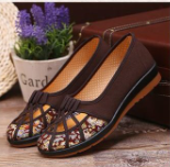 Vibrant Casual Shoes with Embroidered Insole S-60