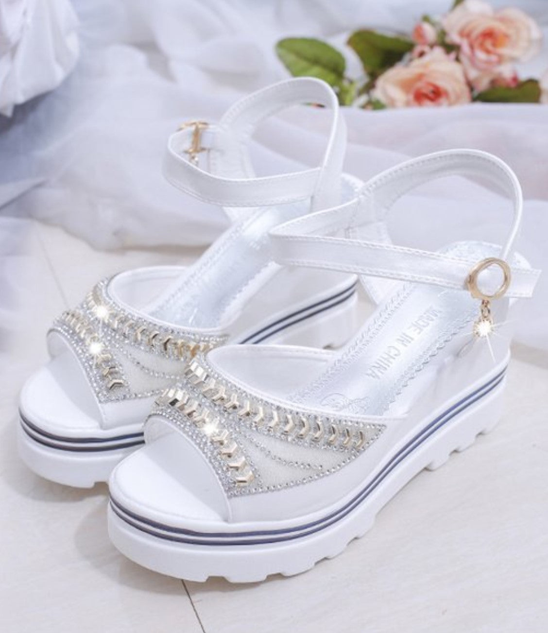 New Fish Mouth buckle Ladies Sandals S-102