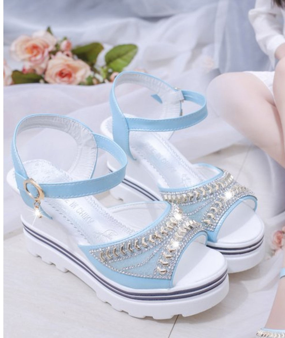 New Fish Mouth buckle Ladies Sandals S-102