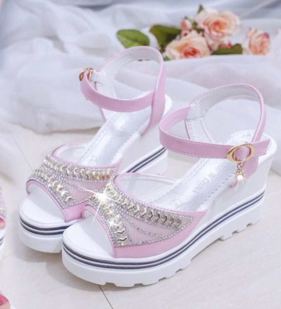 New Fish Mouth buckle Ladies Sandals S-102