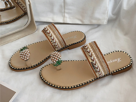 New flat-bottom bohemian Style slippers S-71