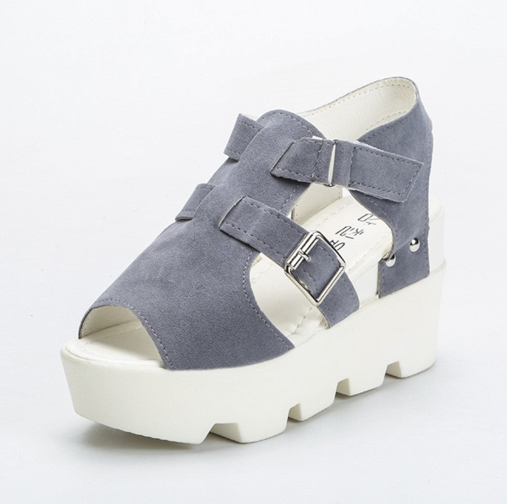 High Heel Flip Flop Casual Wedge Sandals S-86