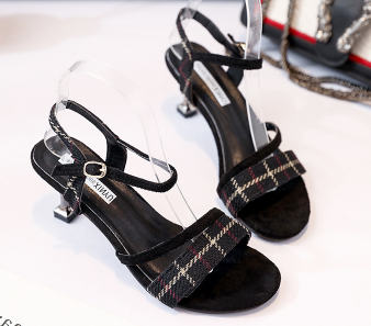 New Korean Style Stiletto Roman High Heels Sandals S-68