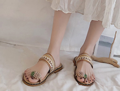New flat-bottom bohemian Style slippers S-71