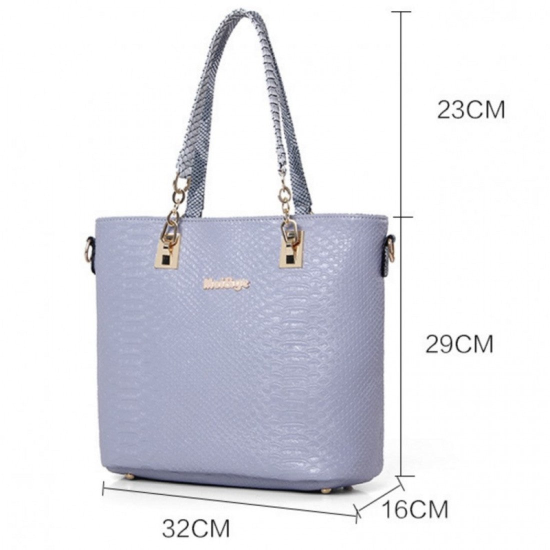 5 Piece Snake Pattern Ladies Hand bags Set