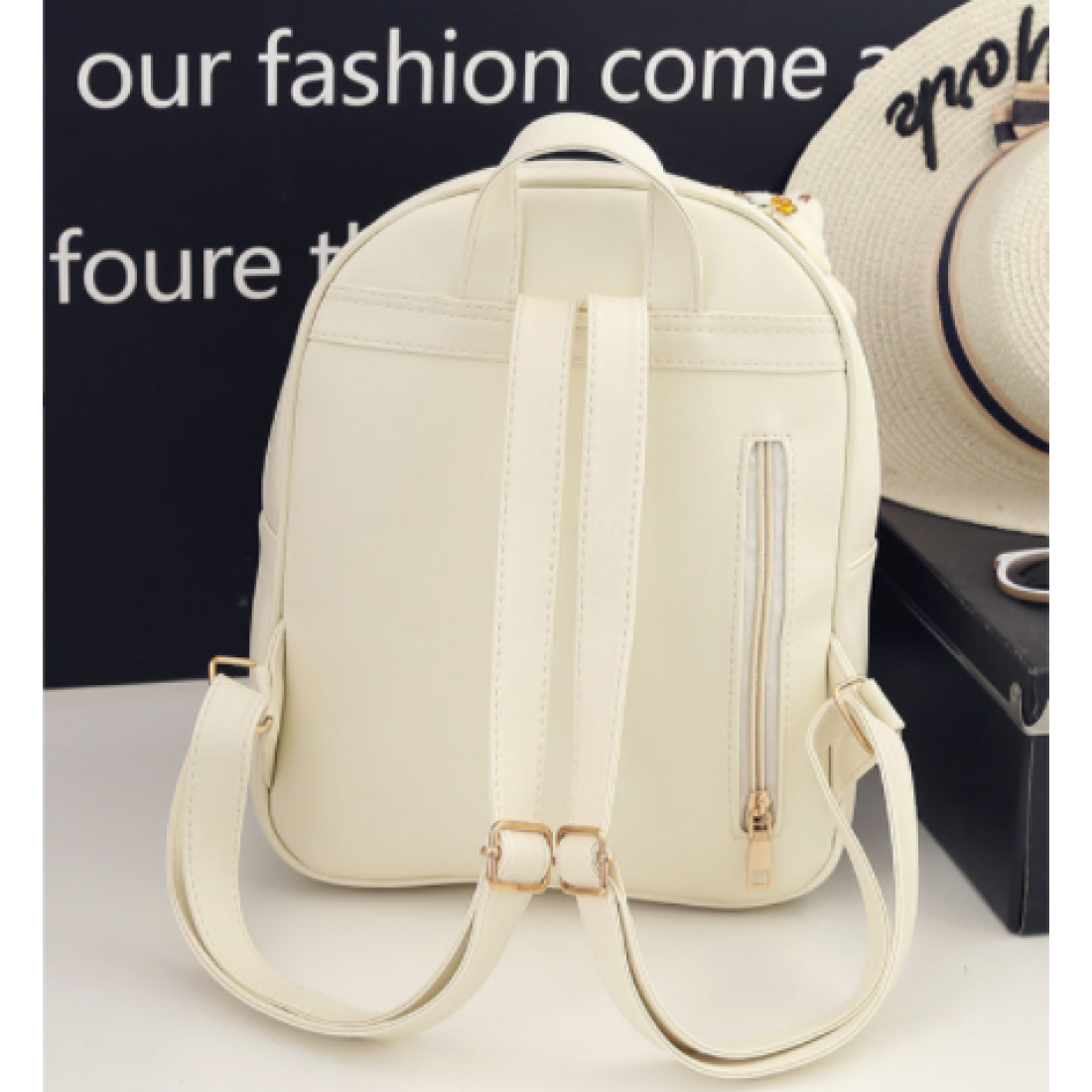European Style Backpack With Handbag