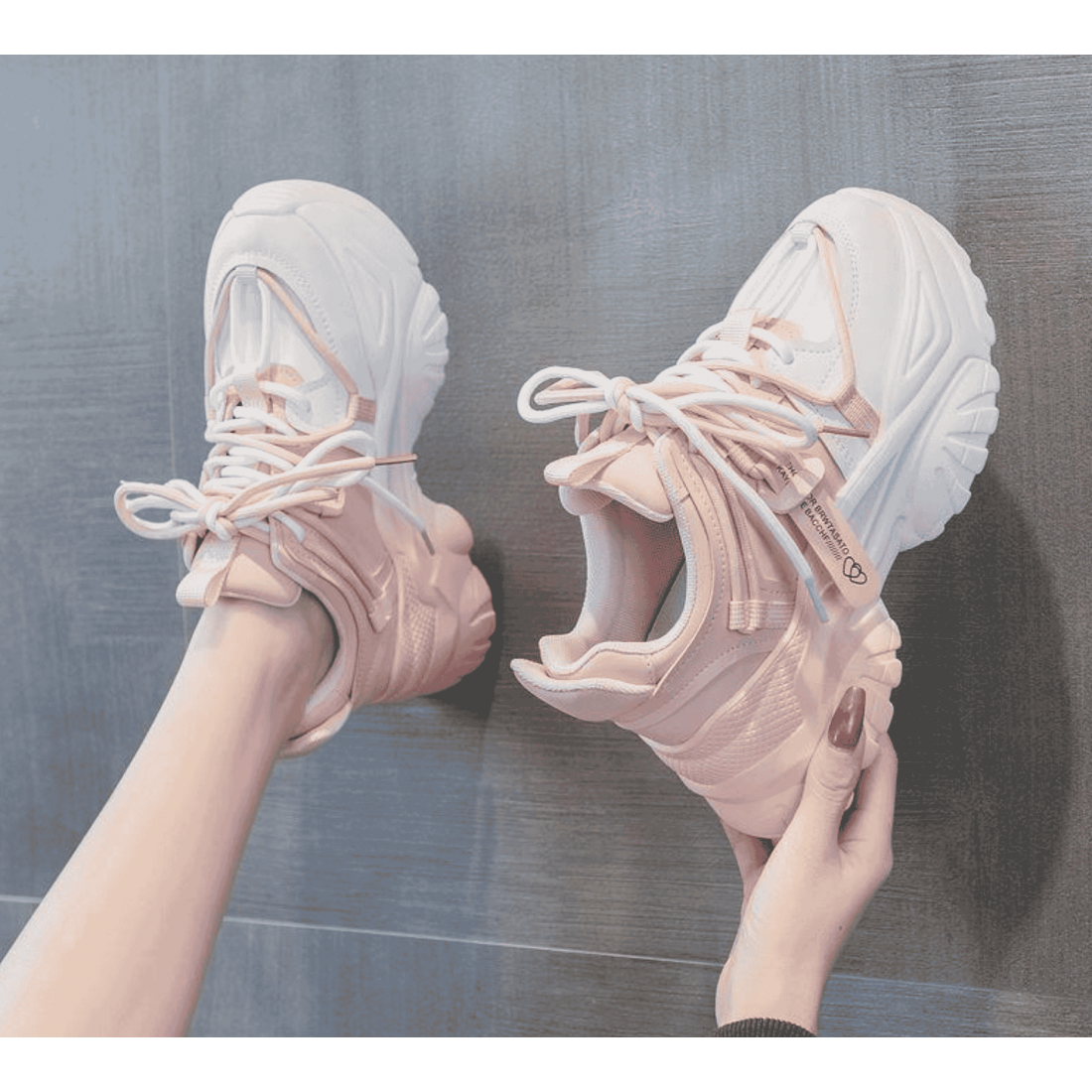 Chunky Platform Sneakers for Women Casual Shoes S-169