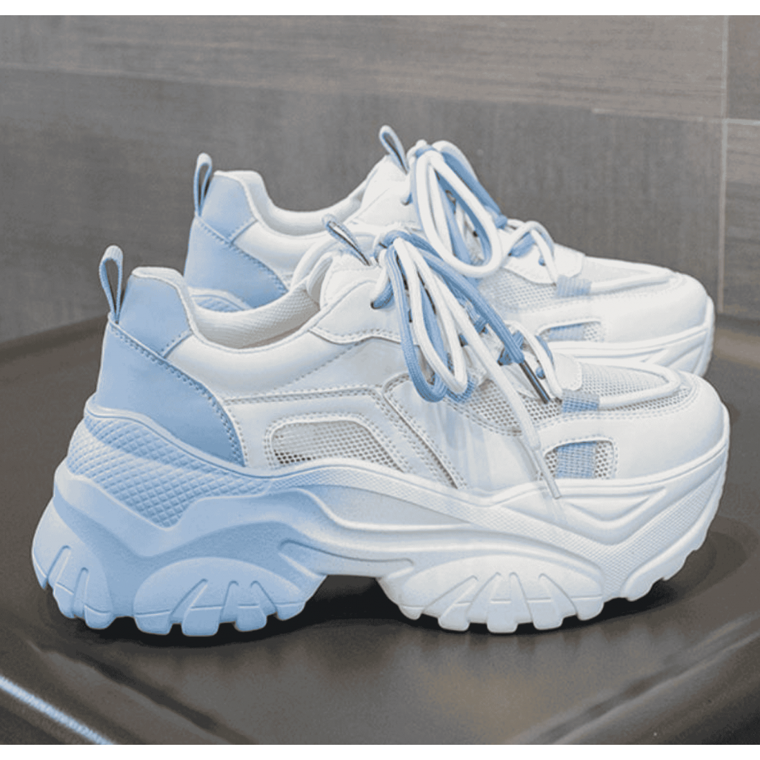 Chunky Platform Sneakers for Women Casual Shoes S-169