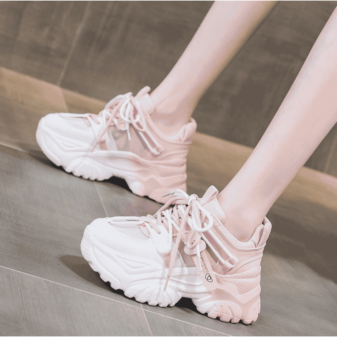 Chunky Platform Sneakers for Women Casual Shoes S-169