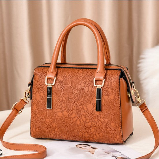 Latest Style Pure Leather Women Shuolderbag-Black