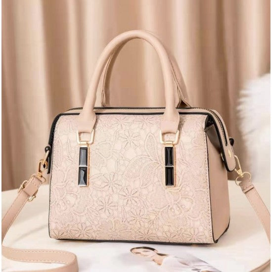 Latest Style Pure Leather Women Shuolderbag-Black