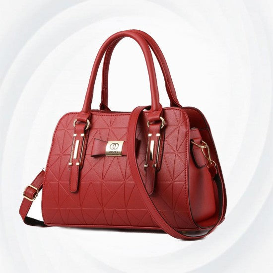 New European Woman Large Shoulder Bag- Blue
