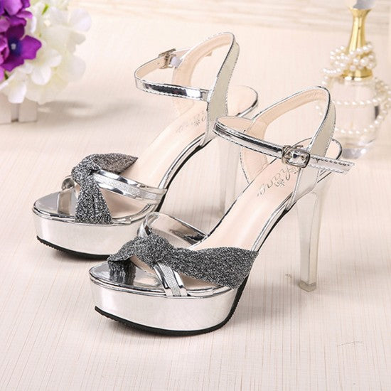 Cross Border High Heel Shining Sandals S-80