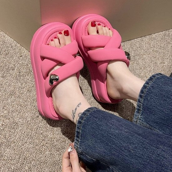Women's Cute Thick Bottom Beach Slippers
