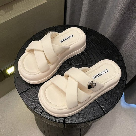 Women's Cute Thick Bottom Beach Slippers