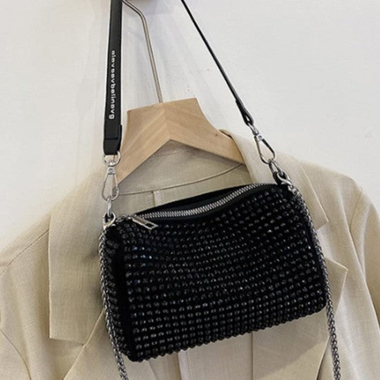 Glamorous Rhinestone Underarm Bag